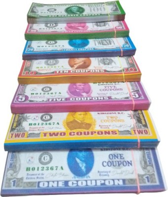BBS DEAL Combo Pack 18*7=126 Dollar Nakli Note Playing Dollar currency Note for fun of kids (1,2,5,10,20,50,100) prank /gag toy Fake Note Gag Toy(Multicolor)