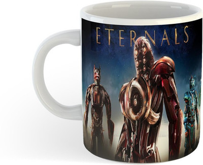 ADN21 All Day New Printed Eternals Ceramic Coffee 17 Ceramic Coffee Mug(330 ml)
