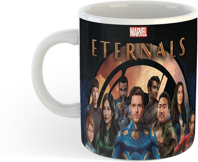 ADN21 All Day New Printed Eternals Ceramic Coffee 8 Ceramic Coffee Mug(330 ml)
