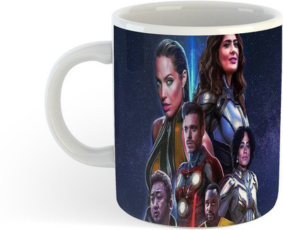 ADN21 All Day New Printed Eternals Ceramic Coffee 24 Ceramic Coffee Mug(330 ml)