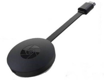 GUGGU ZYI_468L Chrome cast WiFi HDMI Dongle & Wireless Display for TV\Laptop\Desktop\Tablet Compatible with All Smartphone Media Streaming Device(Black)