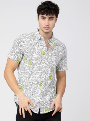 KETCH Men Printed Casual Multicolor Shirt