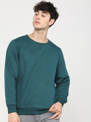 HIGHLANDER Full Sleeve Self Design Men Sweatshirt
