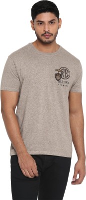 ROYAL ENFIELD Graphic Print Men Round Neck Grey T-Shirt