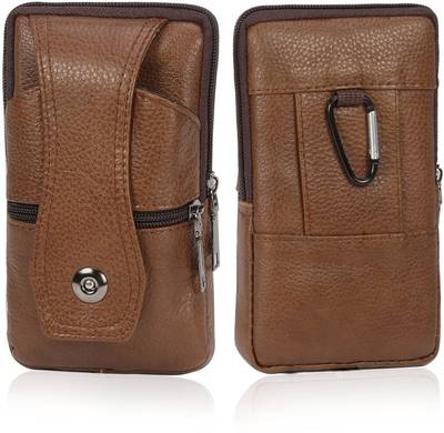 SHAFIRE Leather Mobile Pouch for Men,Multifunction Belt Pouch for Mobile Phone,Large Universal Leather Case Waist Bag Leather Mobile Pouch for Men,Multifunction Belt Pouch for Mobile Phone,Large Universal Leather Case Waist Bag
