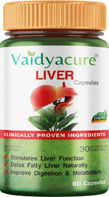 Vaidyacure Fatty Liver Detox Capsules(60 Capsules)