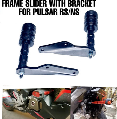 imad FRAME SLIDER WITH BRACKET FOR PULSAR RS/NS Bike Crash Guard(Bajaj)