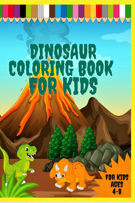 Dinosaur Coloring Book For Kids(English, Paperback, Pascall Printing Cafe)