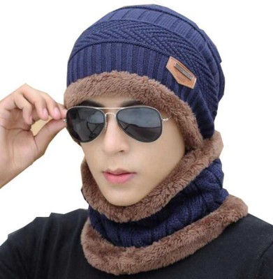 Azre Self Design Beanie Cap