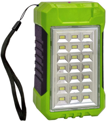FIRSTLIKE Power Bank Cum 21 Hi-Bright LED Rechargeable Solar Light 8 hrs Lantern Emergency Light(Green)
