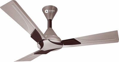 Orient Electric Wendy Shine 1200 mm 3 Blade Ceiling Fan  (Topaz Gold – Brown, Pack of 1)