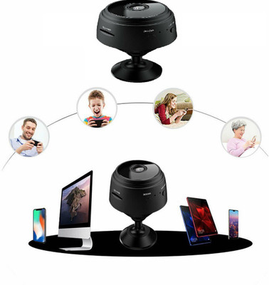 SIOVS Spy Magnet 1080p HD Mini WiFi Live Night Vision Audio Video Long Battery Backup Security Camera(64 GB, 1 Channel)