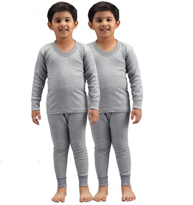 Fit N Fame Top - Pyjama Set For Boys & Girls(Multicolor, Pack of 2)