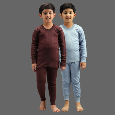 Trendy World Top - Pyjama Set For Baby Boys & Baby Girls(Multicolor, Pack of 2)