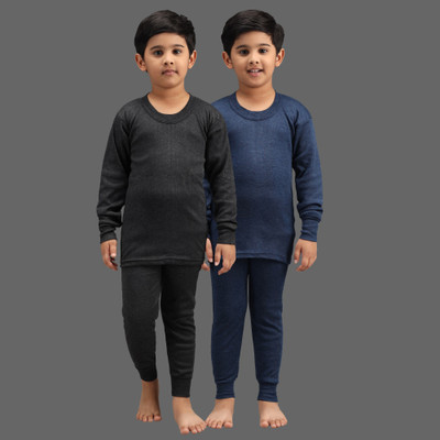 ANIXA Top - Pyjama Set For Baby Boys & Baby Girls(Multicolor, Pack of 2)