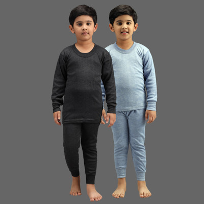 ANIXA Top - Pyjama Set For Baby Boys & Baby Girls(Multicolor, Pack of 2)