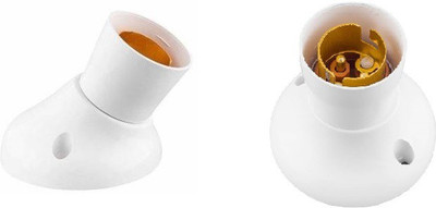 Electro Factory Angle Batten Deluxe Mix Bulb holder Pack of 2 Plastic Light Socket(Pack of 2)