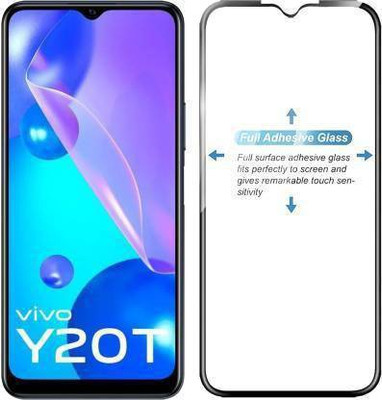 SMARTCASE Edge To Edge Tempered Glass for vivo Y20T(Pack of 1)