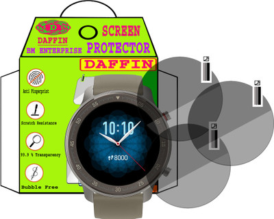 daffin Screen Guard for Huami Amazfit GTR 47 MM SMARTWATCH(Pack of 3)