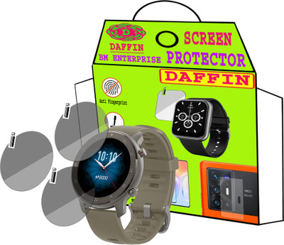 daffin Screen Guard for Huami Amazfit GTR 47 MM SMARTWATCH(Pack of 3)