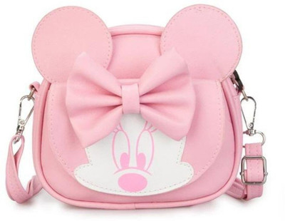 VimjayEnterprises Pink Shoulder Bag Mouse Sling bag Pink Color