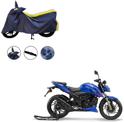 Pop Shade Two Wheeler Cover for TVS(Apache RTR 200 4V, Yellow)