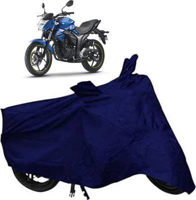st enterprises Two Wheeler Cover for Suzuki(Gixxer, Blue)