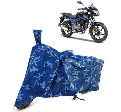 st enterprises Two Wheeler Cover for Bajaj(Pulsar, Blue)