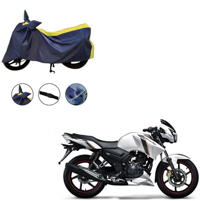 Pop Shade Two Wheeler Cover for TVS(Apache RTR 160, Yellow)