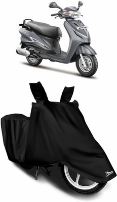 THE REAL ARV Waterproof Two Wheeler Cover for Honda(Dio, Black)