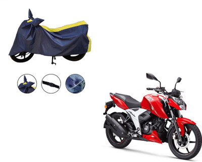 Pop Shade Two Wheeler Cover for TVS(Apache RTR 160 4V, Yellow)