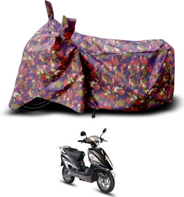GOSHIV-car and bike accessories Waterproof Two Wheeler Cover for Hero(Electric Maxi, Multicolor)