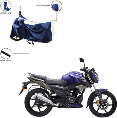 Pop Shade Two Wheeler Cover for TVS(White)