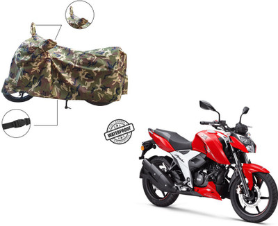 Trader's Stop Waterproof Two Wheeler Cover for TVS(Apache RTR 160 4V, Multicolor)