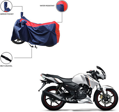 Pop Shade Two Wheeler Cover for TVS(Apache RTR 160, Red)