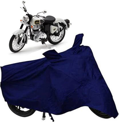 st enterprises Two Wheeler Cover for Royal Enfield(Classic 350, Blue)