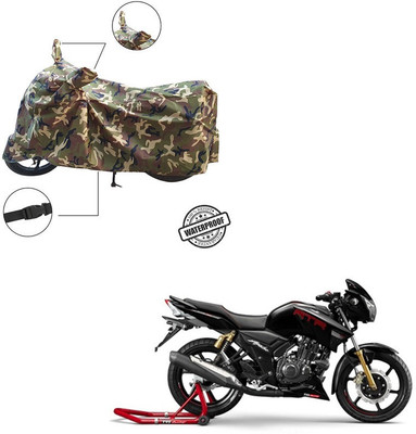 Trader's Stop Waterproof Two Wheeler Cover for TVS(Apache RTR 180, Multicolor)
