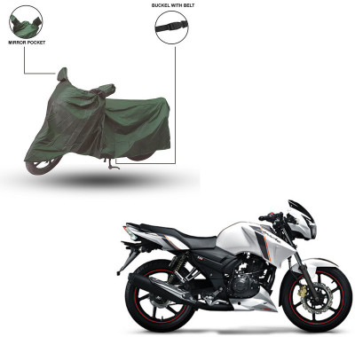 Pop Shade Two Wheeler Cover for TVS(Apache RTR 160, Green)