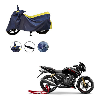 Pop Shade Two Wheeler Cover for TVS(Apache RTR 180, Yellow)