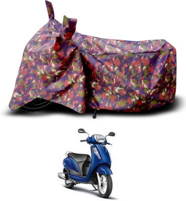 GOSHIV-car and bike accessories Waterproof Two Wheeler Cover for Suzuki(New Access 125, Multicolor)