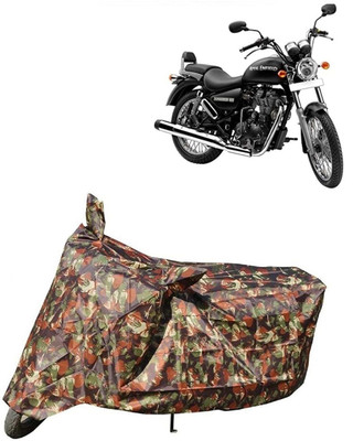 Trendymart Waterproof Two Wheeler Cover for Royal Enfield(Bullet 350 Twinspark, Multicolor)