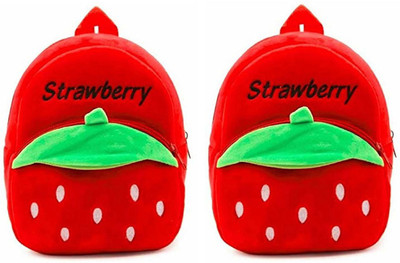 7Eleven Enterprise BM-combo of 2 red strawberry_903 12 L Backpack(Multicolor)