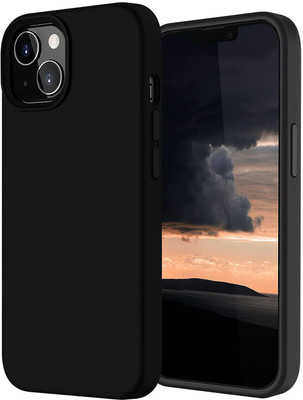 mCase Back Cover for Apple iPhone 12 Mini(Black, Shock Proof, Silicon, Pack of: 1)