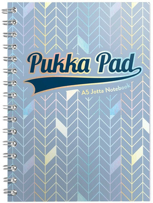 Pukka Pad A5 Size Light Blue Glee Jotta Notepad Notebook Diary Ruled with Margin, 200 pages, Micro Perforated, 80gsm, Spiral Silver Twin Wire, Card Cover A5 Diary Ruled 200 Pages(Light Blue) Pukka Pad A5 Size Light Blue Glee Jotta Notepad Notebook Diary Ruled with Margin, 200 pages, Micro Perforated, 80gsm, Spiral Silver Twin Wire, Card Cover A5 Diary Ruled 200 Pages(Light Blue)