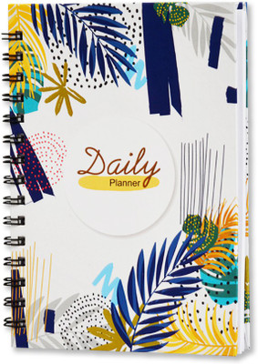 GRYPHUS BY SS CREATION Daily Undated Planner Goals And Gratitude Planner Notes & To Do List A5 Planner ruled 192 Pages(Blue)