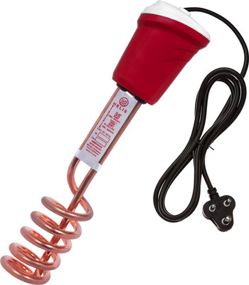 HELIS Premium Red Copper 2000 W Shock Proof Immersion Heater Rod(water)