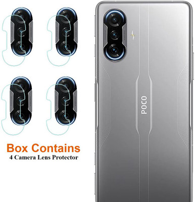 ISAAK Back Camera Lens Glass Protector for POCO F3 GT(Pack of: 4)