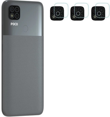 XAZE Back Camera Lens Glass Protector for POCO C31,POCO C3(Pack of: 3)