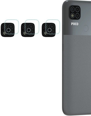 XAZE Back Camera Lens Glass Protector for POCO C31,POCO C3(Pack of: 3)