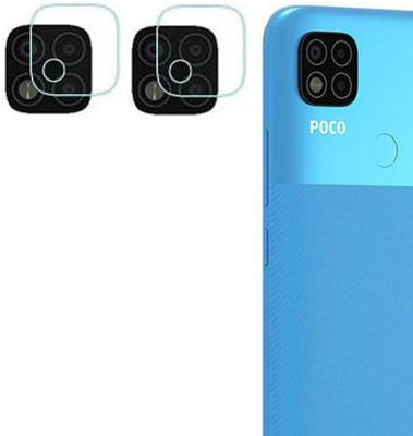 XAZE Back Camera Lens Glass Protector for POCO C31,POCO C3(Pack of: 2)